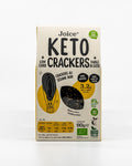 Keto crackers bio au sésame noir - 60 g