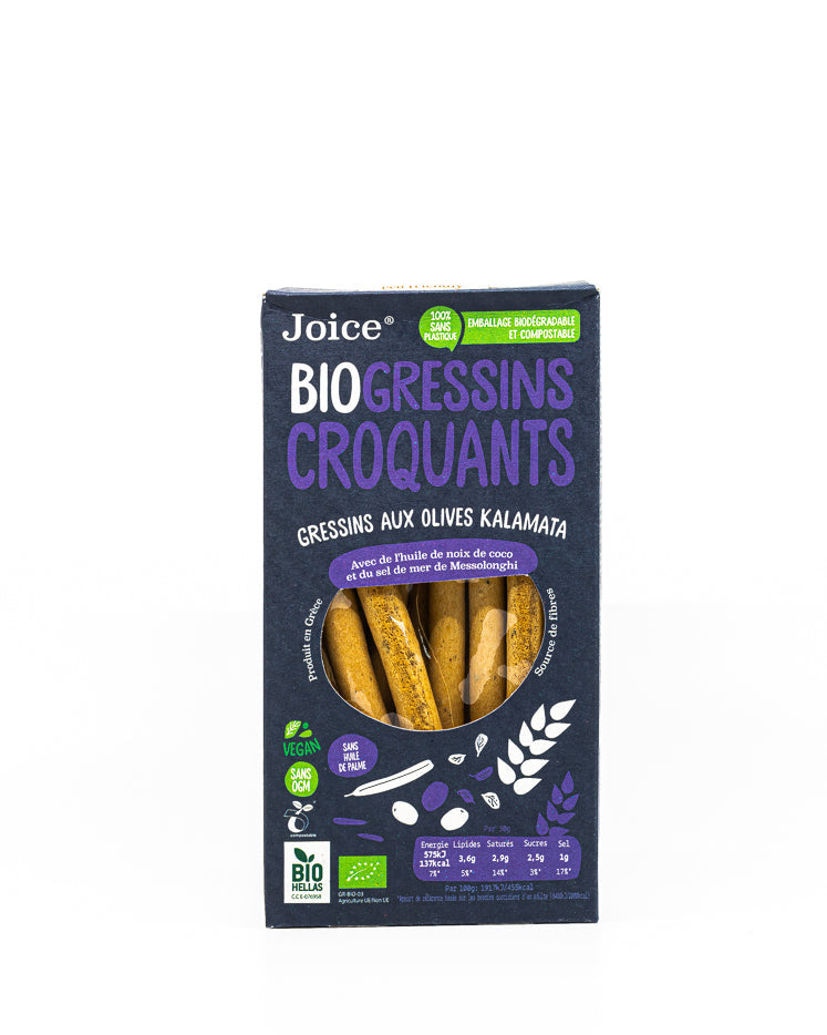 Gressins bio olives Kalamata - 120 g