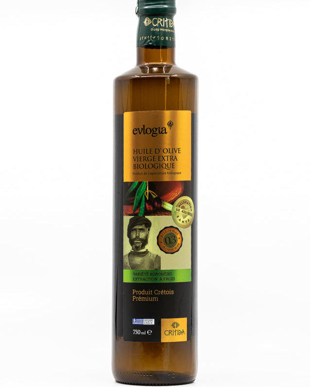 Huile d’olive vierge extra bio Critida - 750 ml