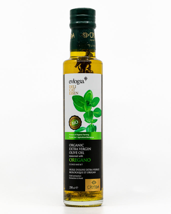Huile d’olive vierge extra bio à l’origan - 250 ml