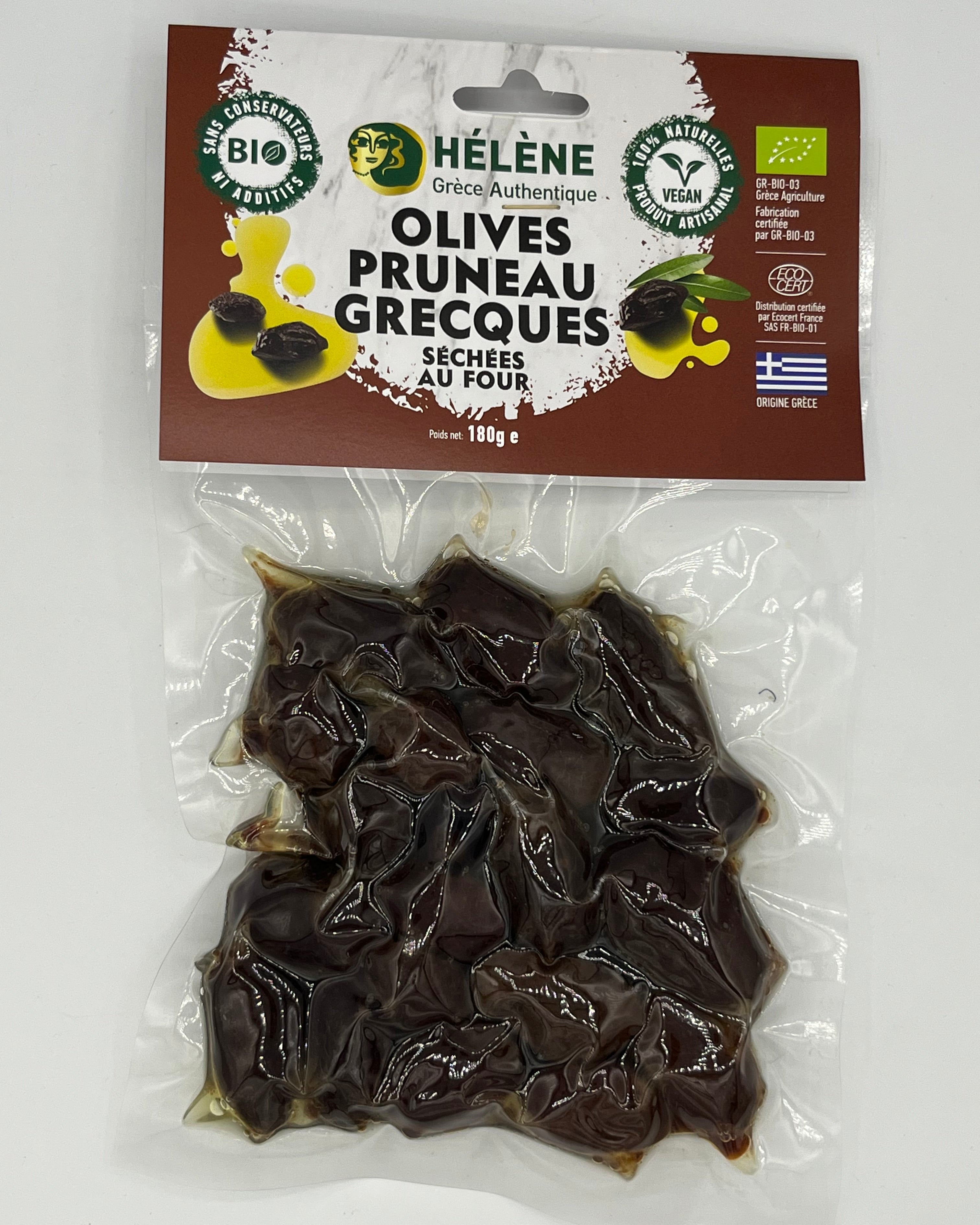 Olives pruneau grecques séchées au four