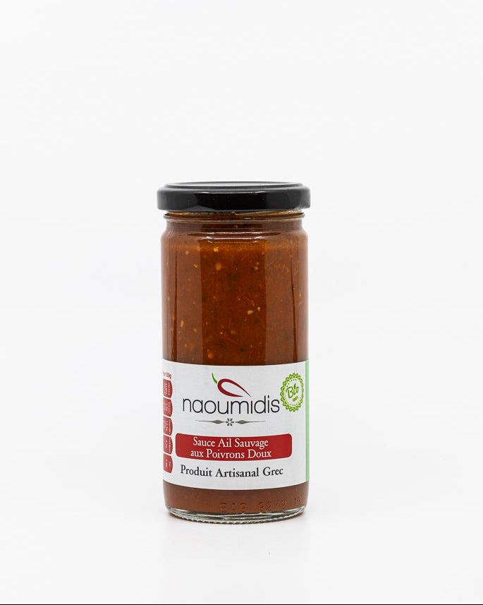 Sauce bio ail sauvage & poivrons doux - 260 g