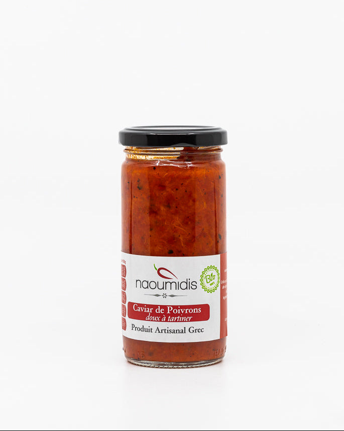 Caviar de poivrons rouges bio grillés - 260 g