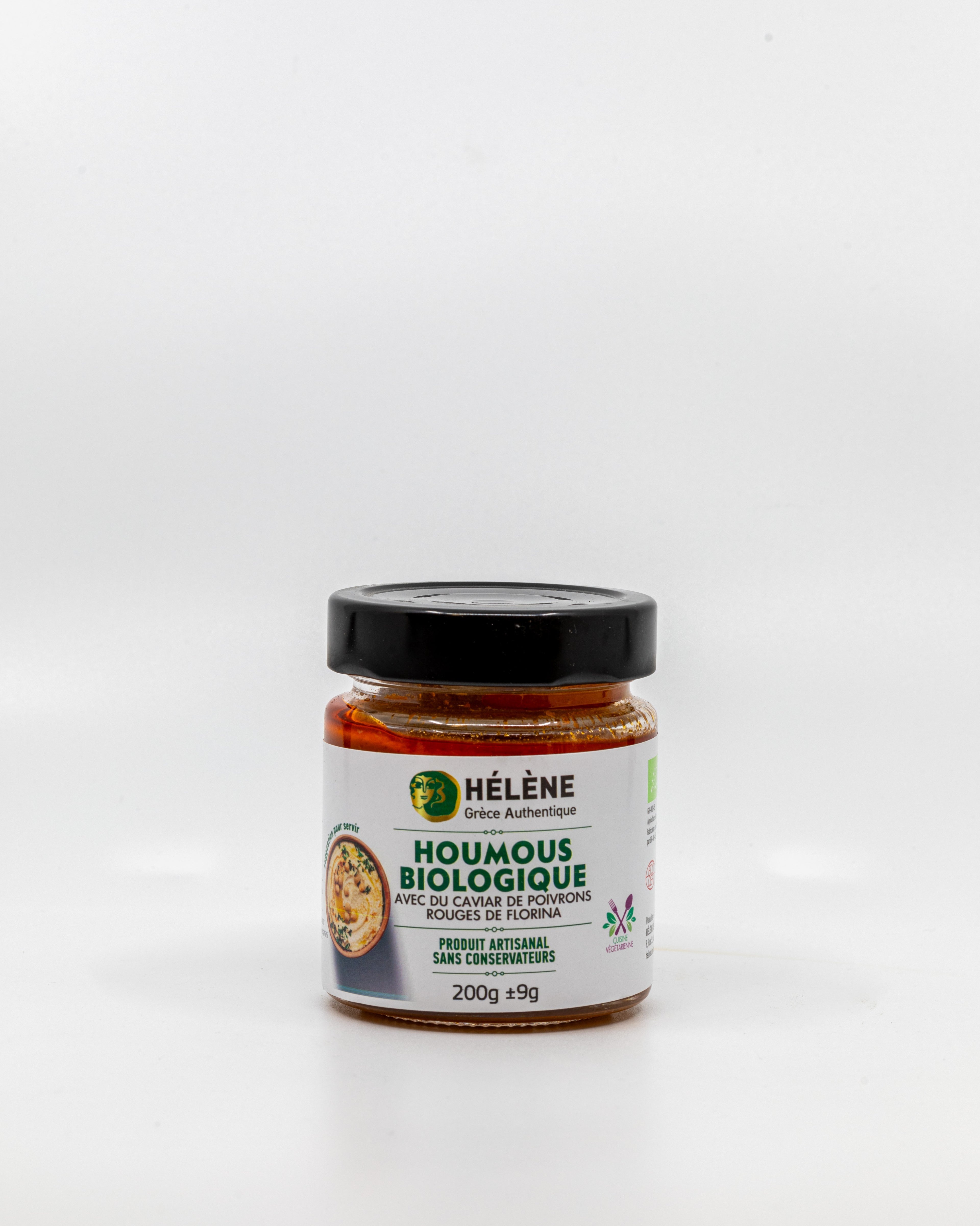 Houmous au caviar de poivron