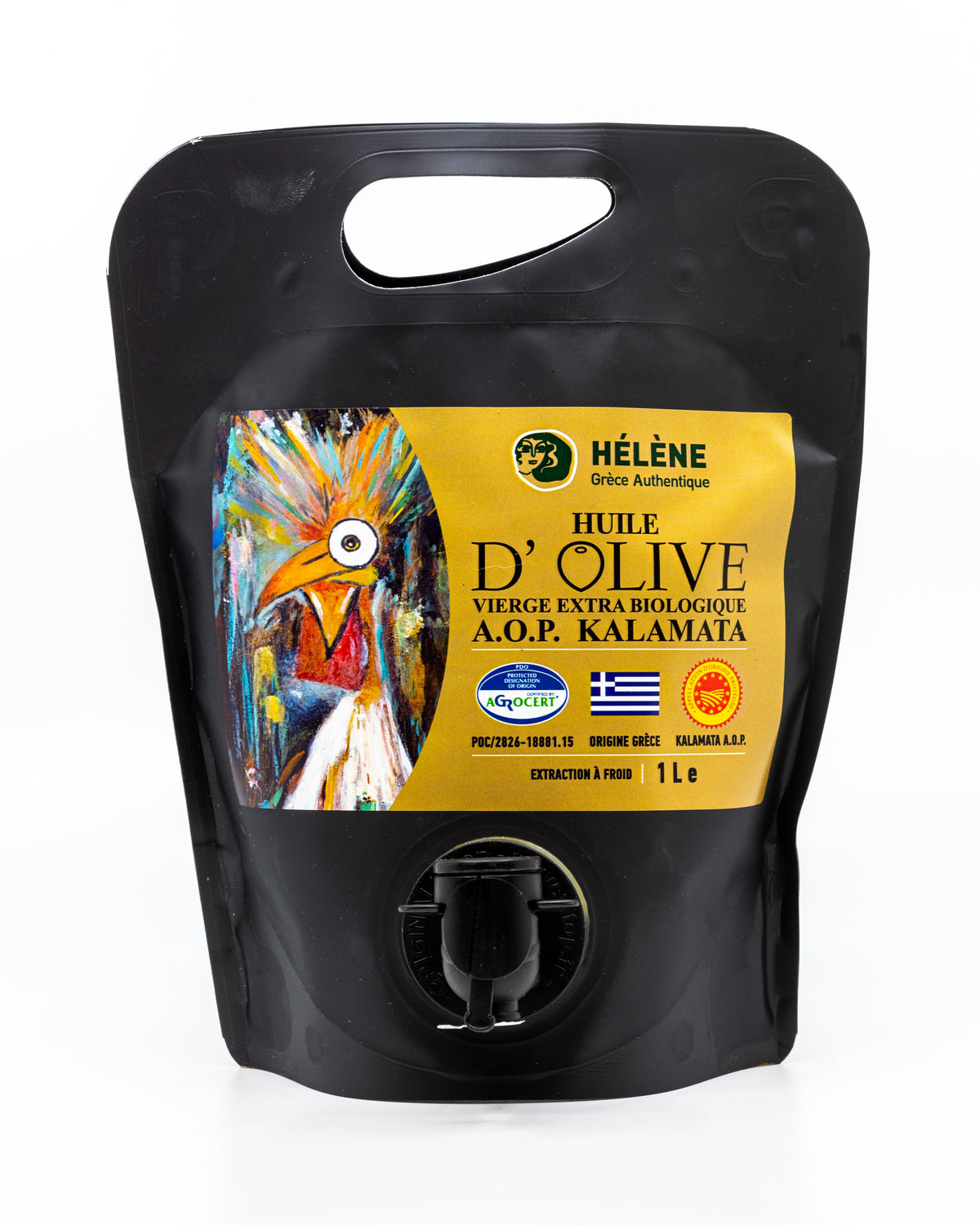 Huile d’olive vierge extra bio Kalamata AOP Koronéiki - 1 L