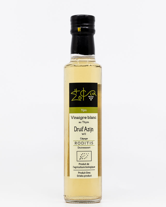 Vinaigre blanc bio au thym - 250 ml