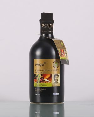 Bouteille 500ml d'huile d'olive Crétoise biologique extra-vierge Critida
