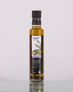 Huile d'olive vierge extra de Crète biologique au thym