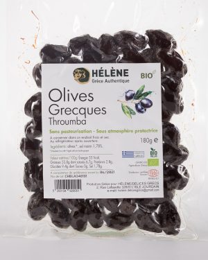 Olives Grecques Biologiques Throumba